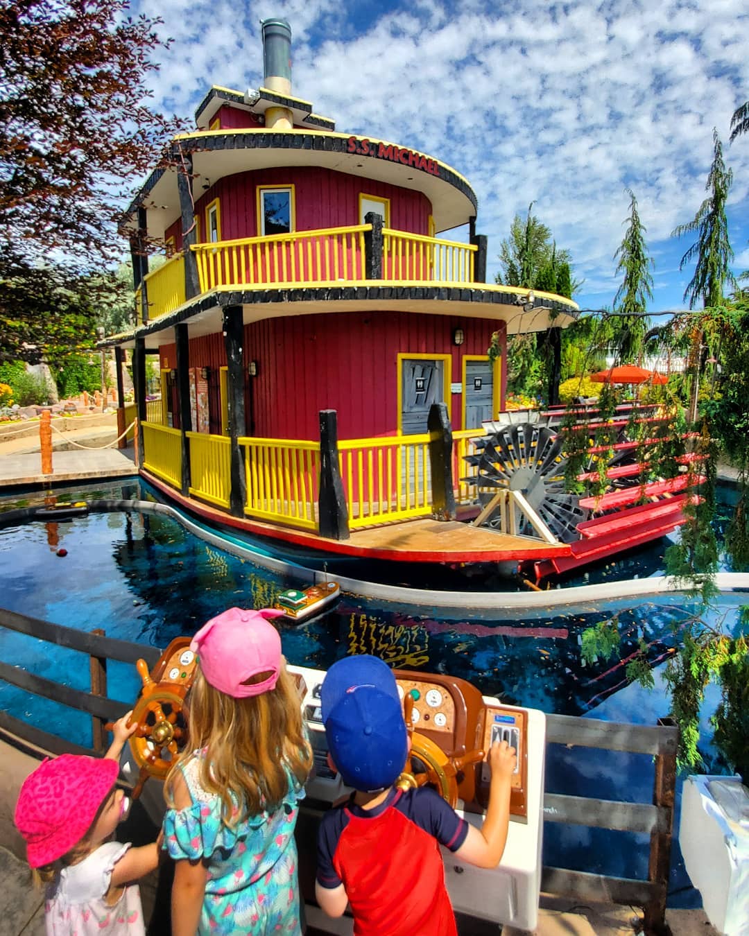 The old pedal boat at LocoLanding Adventure Park