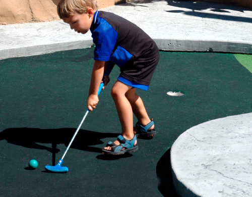 Mini golf at LocoLanding Adventure Park